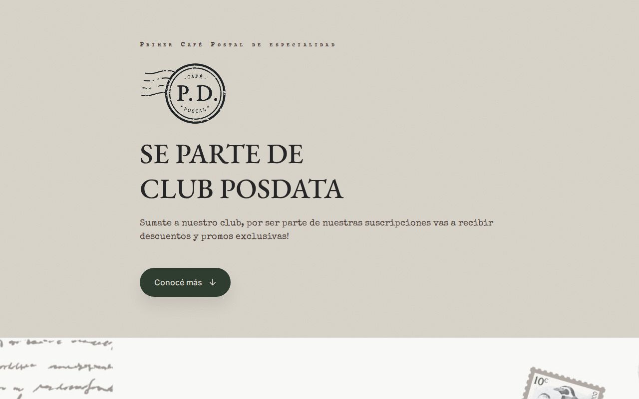 Posdata Café Postal